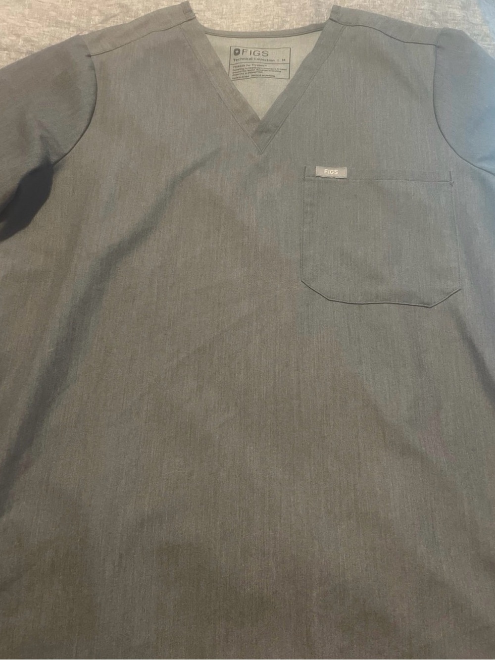 Figs Technical Collection Scrub Ser in Charcoal